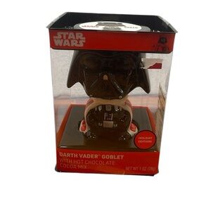 Star Wars Darth Vader Disney hot chocolate goblet 2024 holiday edition NIB